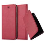 Coque Apple iPhone X en ROUGE DE POMME de Cadorabo (Design FERMETURE MAGNÉTIQUE INVISIBLE) Etui de Protection Complète avec Rabat à