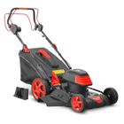WILTEC Tondeuse à gazon électrique tractée 1800W - 46CM avec carter en acier - Elem Garden