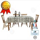 INNOVTEC CONFO® Table basse en coton et lin de style européen linge de table à grain de bois