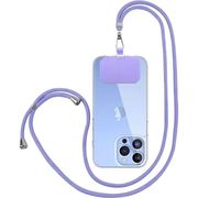 Dragonne Téléphone Perles Marbrées Mabor - Sangle Poignet Amovible Avec Patchs TPU - Pour La Plupart Des Smartphones - Pierre Naturelle