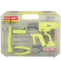 Valise à outils de bricolage pour enfants - KID-OBY - 37 pièces - Jeu d'imitation Bosch Mini - Dès 3 ans