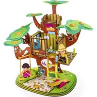 Cabane dans les arbres de Heidi avec 2 figurines - FAMOSA - Jouet miniature pour enfant