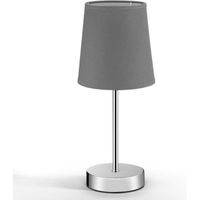 Lampe de table Lampe de chevet avec abat-jour anthracite Lampe table bureau Moderne 15W Maison Déco intérieur hauteur 32 cm