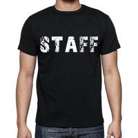 Homme Tee-Shirt Personnel – Staff – T-Shirt Vintage Noir