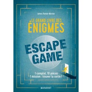 LIVRE JEUX ACTIVITÉS Le grand livre des énigmes escape game