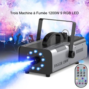 Machine à * Améliorée Avec 8 LED Et 13 Couleurs | Fumigène De * Professionnel Avec Pulvérisation Automatique, Télécommande De Minuterie, Idéal Pour Noël, Halloween, Fêtes, Spectacles De DJ * - 500W