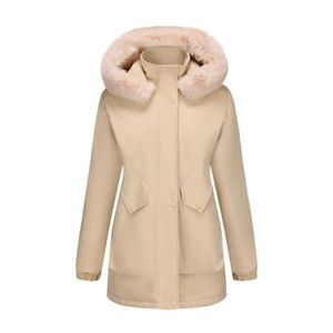 Veste D'hiver Femme Mi-longue Parka Doudoune - Grandes Tailles - Doublure Chaude - Idéale Automne/hiver