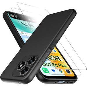 Coque De Protection Honor X6a Avec Verre Trempé 360° - Style Carbone, SDTEK