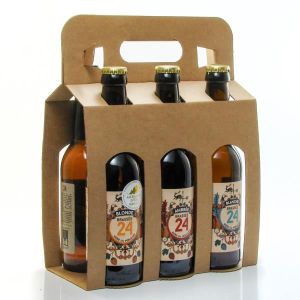 BIERE Pack de 6 bières Brassée 24 Mixte Saveurs Brasserie Artisanale de Sarlat 6x33cl