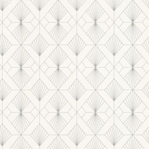 Decorline Prism Gris /& Argenté Métallique Géométrique Texturé Papier Peint DL20939