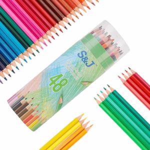 CRAYON GRAPHITE Crayons de Couleurs 36 PCS  couleurs de bois professionnels Non Toxique et Ecologique Art Dessin Crayons de coloriage
