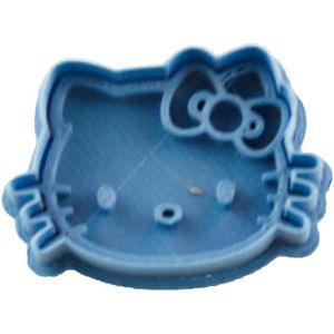 ENSEMBLE PÂTISSERIE Cuticuter Hello Kitty Coupe-Biscuits, Bleu, 8 x 7 x 1,5 cm - CGHELLOKITTY
