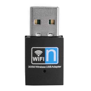 REPETEUR DE SIGNAL Répéteur WiFi USB 2.0 300M, adaptateur USB sans fil Booster WiFi, Mini adaptateur WiFi récepteur WiFi, pour ordinateur de bureau