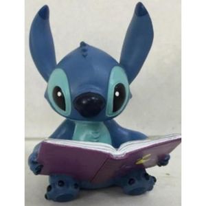FIGURINE - PERSONNAGE Figurine Stitch Disney Tradition avec livre 6 cm