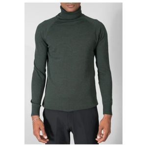 SOUS-PULL Pull col roulé Vert Homme XL