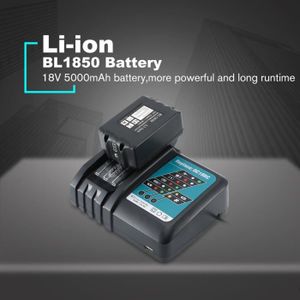 BATTERIE MACHINE OUTIL Kit de batterie avec chargeur pour Makita BL1850