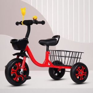 TRICYCLE Tricycle Avec Grand Panier Arrière En Plastique,Vé