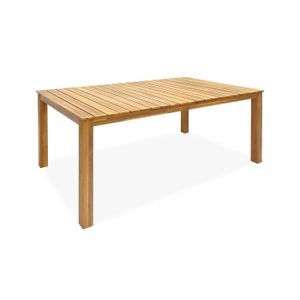 TABLE DE JARDIN  Table intérieur/extérieur en bois d'acacia clair. 