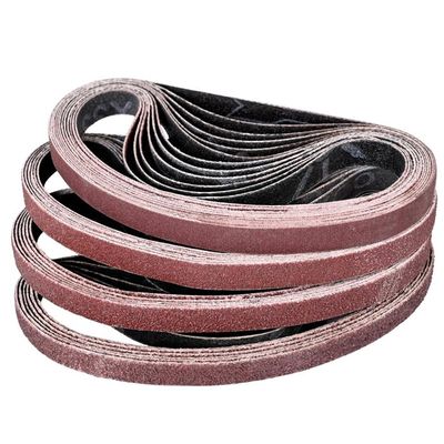 Lot De 16 Bandes Abrasives 100x915 Mm – Grains 60 à 1000, Pour Poncer Tout Type De Surface