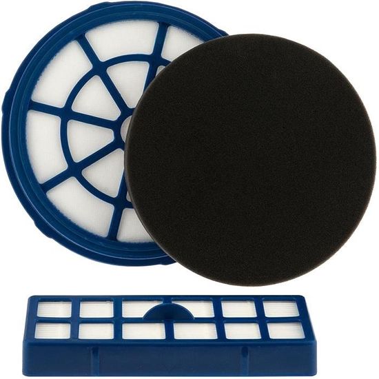 Kit Filtri Di Ricambio Per Aspirapolvere Hoover Breeze U81 - Pre E Post Motore + Filtro Scarico - Lavabili E Riutilizzabili