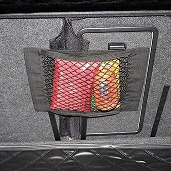 Voiture Lot De 2 Sacs En Filet Pour Coffre De Voiture - 2 Sacs De Coffre De 20,2 X 13,8 Cm - - - Filet élastique Pour Téléphone Portable Filet De Rangement