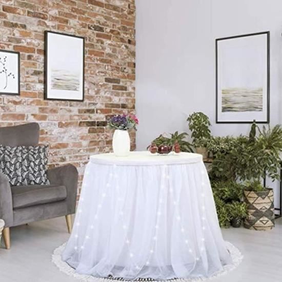 Jupe de table ronde hotsell