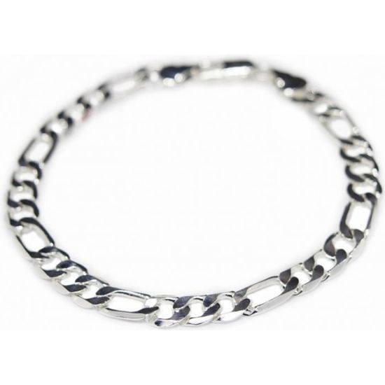 Bracelet Gourmette Argent Adulte YANN Joaillerie - Poinçonné - Longueur 236mm, Poids 26g - Occasion