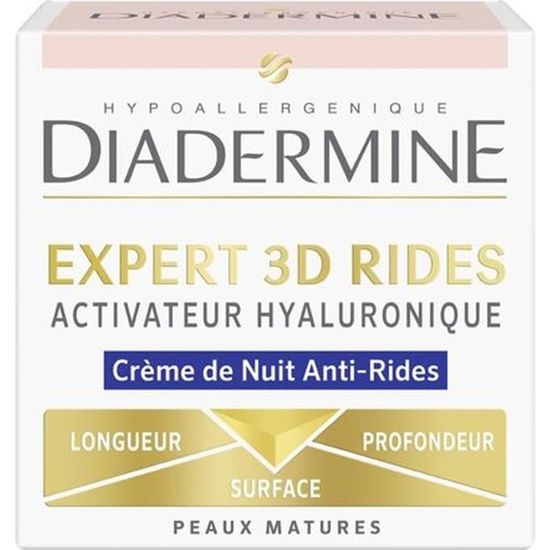 Diadermine Creme Expert 3d Antirides Nuit 50 Ml Achat