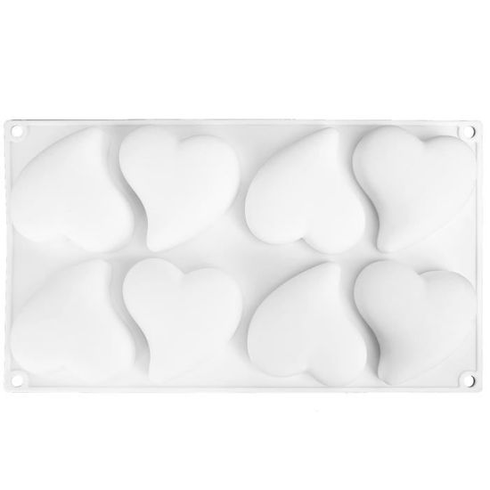 Moule à Gâteau Silicone 6 Cavités – Résistant Haute Température – Pour Mousse Au Chocolat, Framboise – Pâtisserie, Desserts Créatifs - 8