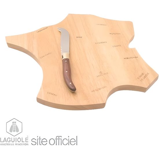 Plateau à fromage Carte de France + couteau