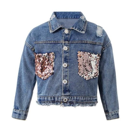 Veste deals jeans fille