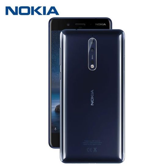 Nokia 8 Smartphone 6 Go Rom 128 GO RAM Bleu