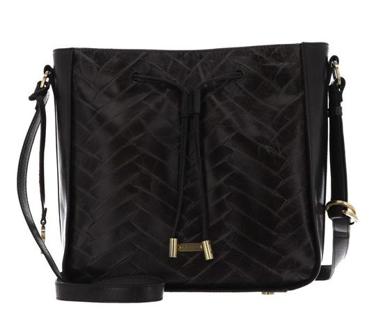 Sac Bandoulière Crossbody PICARD Really En Cuir Noir - Neuf Avec étiquettes - Modèle Ajustable