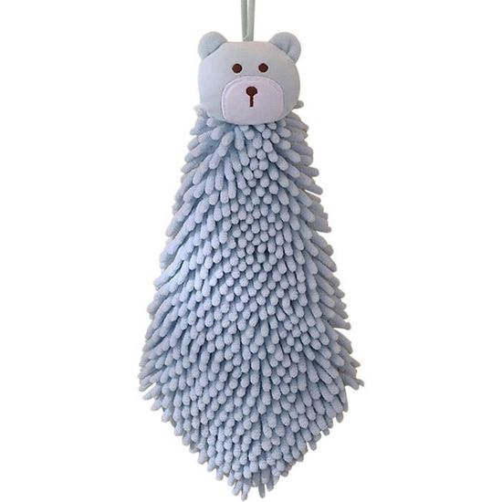 Lot 3 Essuie-Mains Microfibre Doux Absorbants Avec Suspension Cuisine Salle De Bain