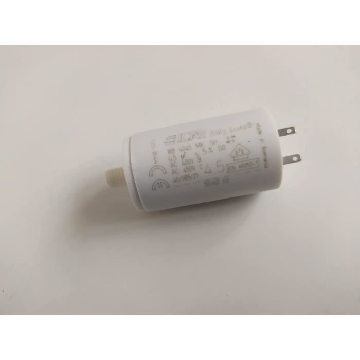 Condensateur pour volet roulant SOMFY 4.5 µF 14