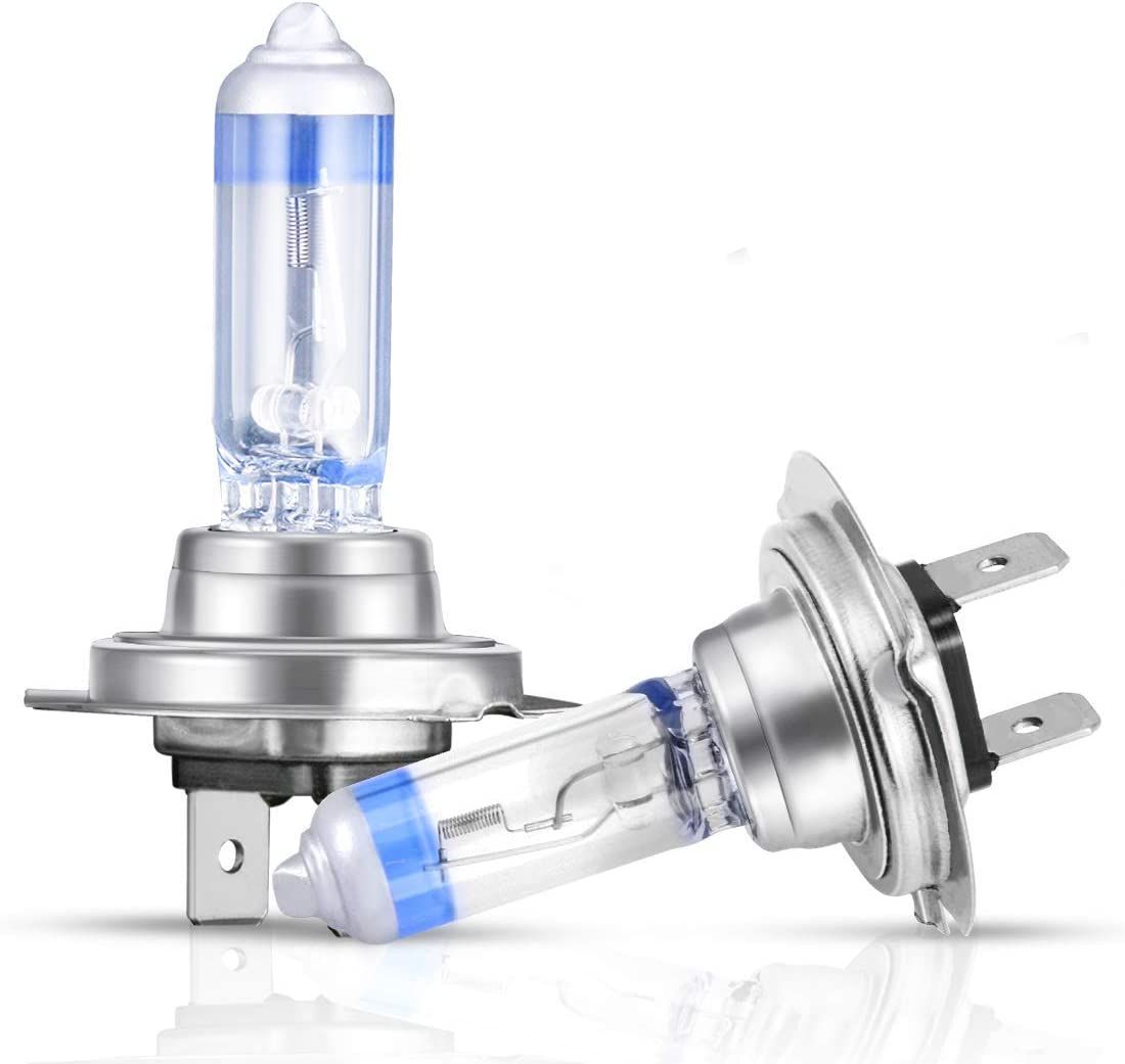 2Pcs Ampoules H7 Xénon 12V 55W Super Brillant Nouvelle Version Phares Voiture Auto Moto Feux de Croisement Lampe Halogène Véhicule