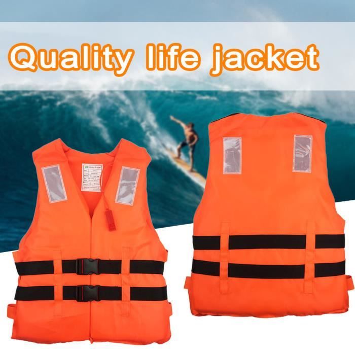Gilet de sauvetage pour adultes Gilet de sauvetage Kayak Ski Flottabilité Bateau de pêche Sports nautiques PACK PRODUITS DE FITNESS