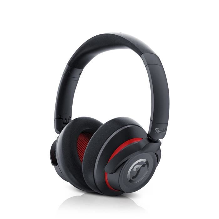 TEUFEL Real Pure - Casque Audio filaire Noir/Rouge