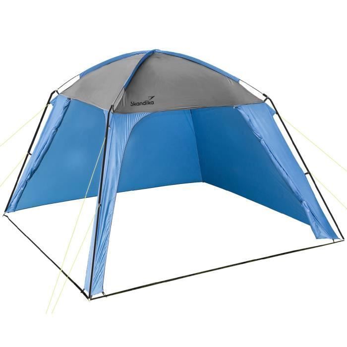 SKANDIKA Tente de jardin - 300x300x210cm - Coloris : bleu