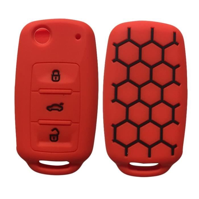 Porte clés pour voiture, accessoire pour véhicule, VW, volkswagen, Polo, Bora, Tiguan, Passat, Golf 6, Rouge