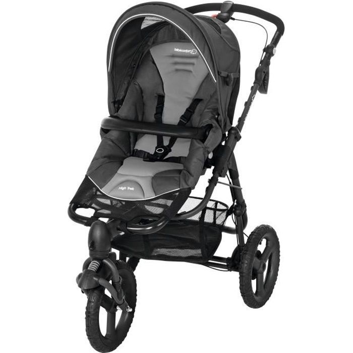 BEBE CONFORT Poussette Tout terrain High Trek - Concrete Grey - 3 roues