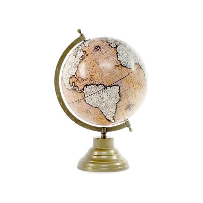 Home Decor - Globe Terrestre avec Support 20 cm - Couleur: Varie - 10169SGT