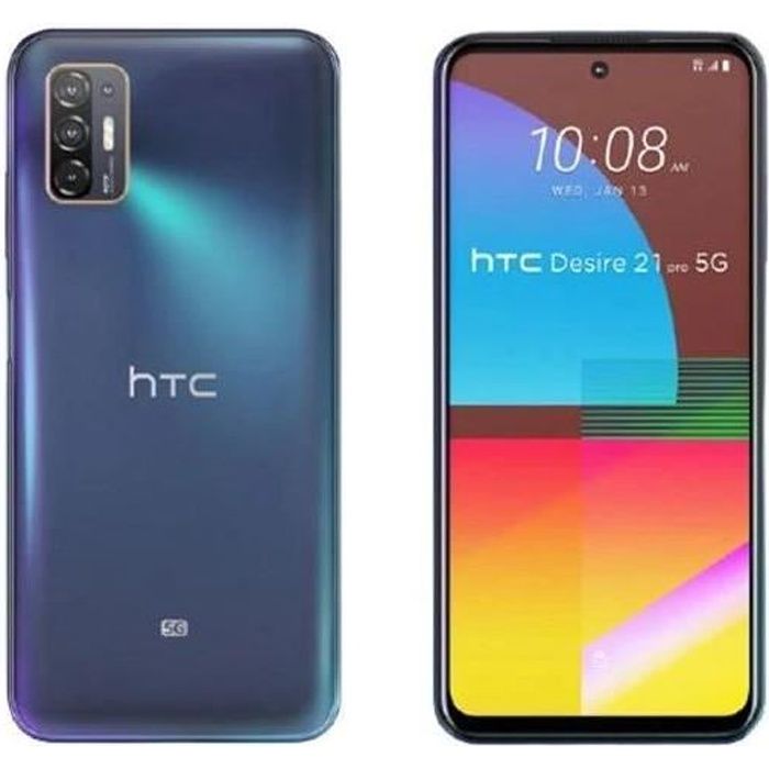 HTC Desire 21 Pro 5G Dual-SIM 128Go 6Go/RAM, Bleu