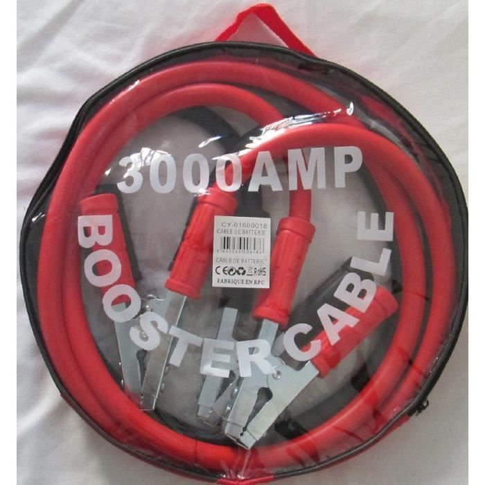 Cable de démarrage voiture 3000 ampère