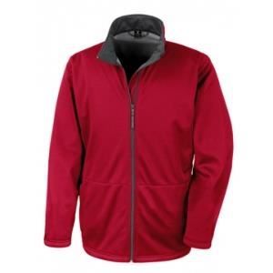 Veste softshell HOMME doublée micropolaire R209M - rouge