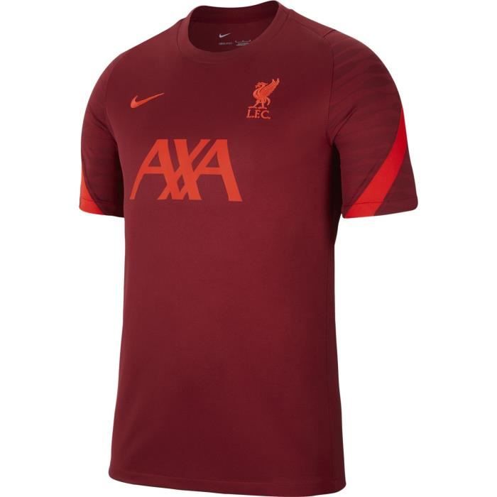 Maillot Nike Liverpool Training 2021-22 bordeaux homme