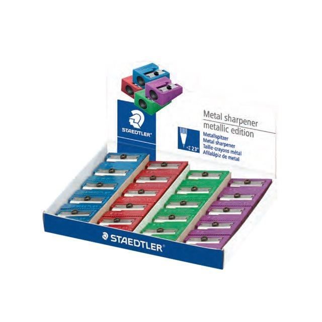 STAEDTLER Taille-crayon assortiment métal (pack de 20)