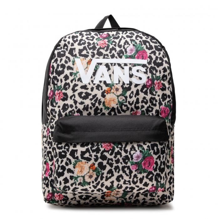 Sac à dos Noir/Léopard/Fleurs Fille Vans Realm