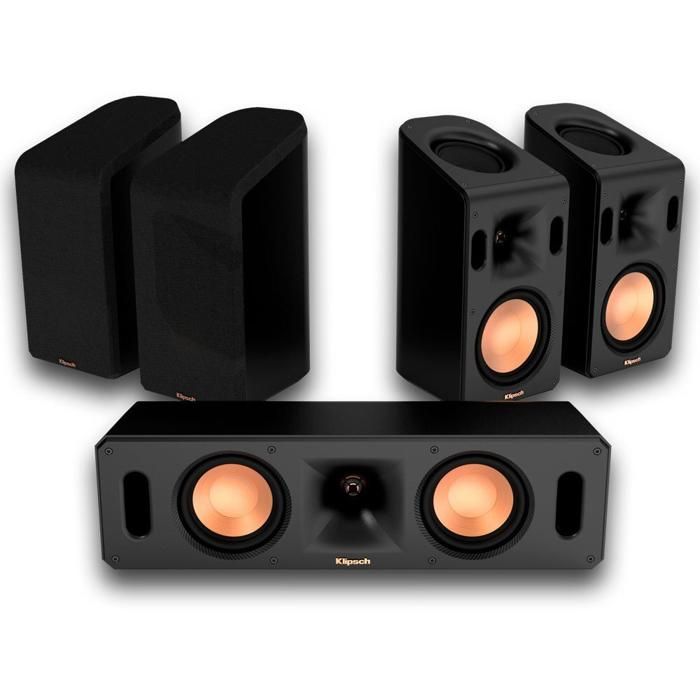 Pack Klipsch Reference Theater ATMOS 5.0.4 EUA Black