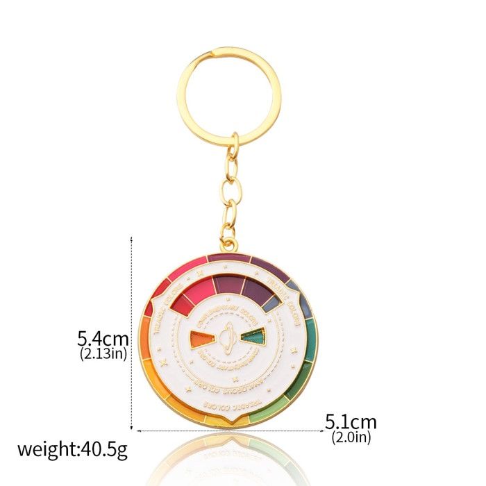 Porte-clés Rotatif 3D De Football Américain – Argenté, Multicolore, 9x3 Cm – Cadeau Fan De Sport